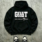 God Over All Things Hoodie for Christian Streetwear and Everyday Faith Outfits