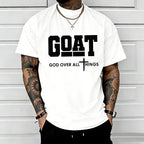 Higher Ground: "GOAT - God Over All Things" Urban Faith Tee