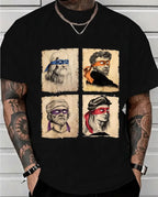 Masterpiece Heroes: Renaissance Artists x TMNT Crossover Graphic Tee