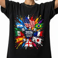 2026 Soccer World Fan Pride Graphic T-Shirt for Global Football Lovers