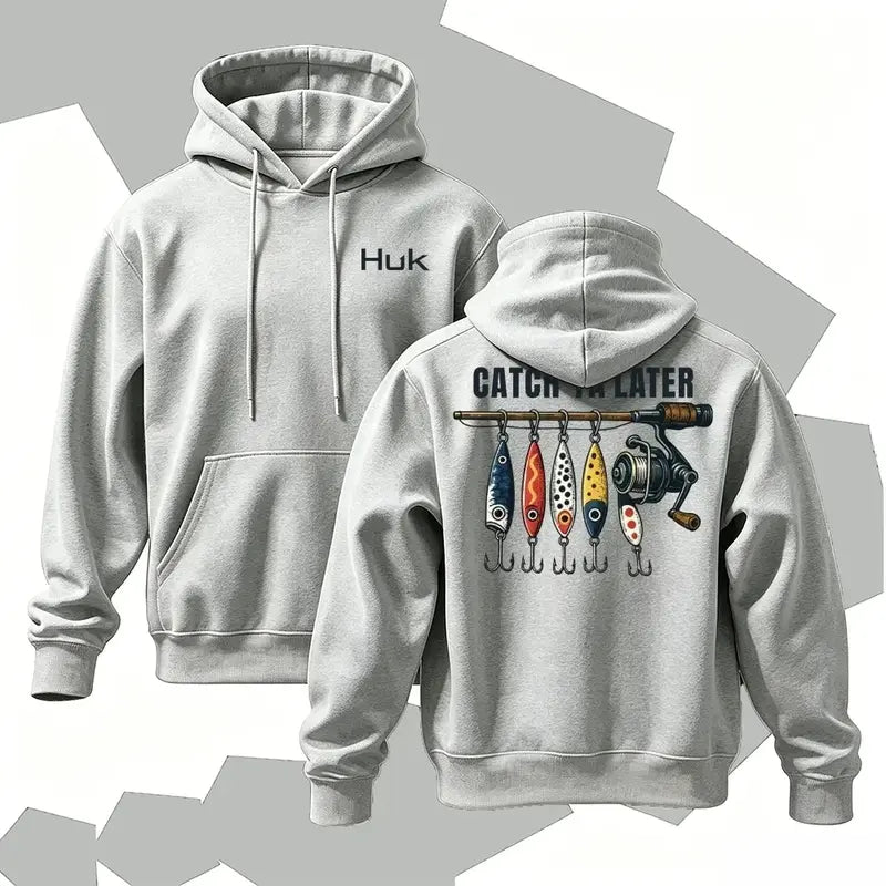 Vintage Fishing Graphic Hoodie for Outdoor Anglers and Casual Streetwear Outfits