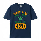 Alumni Pride: The "Mary Jane High School" Class of 420 Graphic Tee