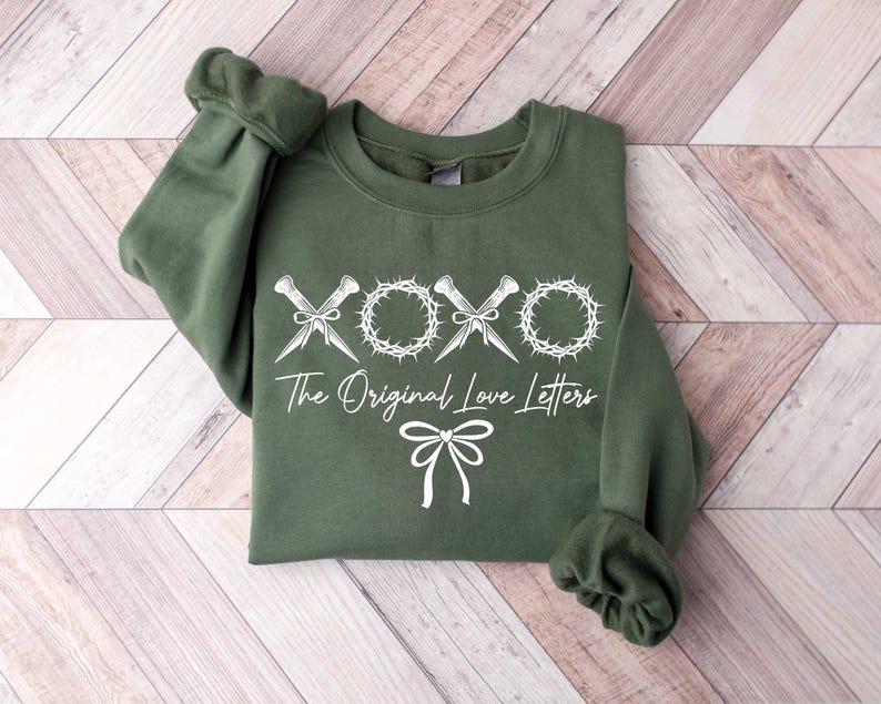 XOXO The Original Love Letters Sweatshirt, Bible Verse SweatShirt, , XOXO Sweater