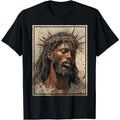 Jesus Crown Of Thorns Graphic T-Shirt for Faith Inspired Streetwear Style