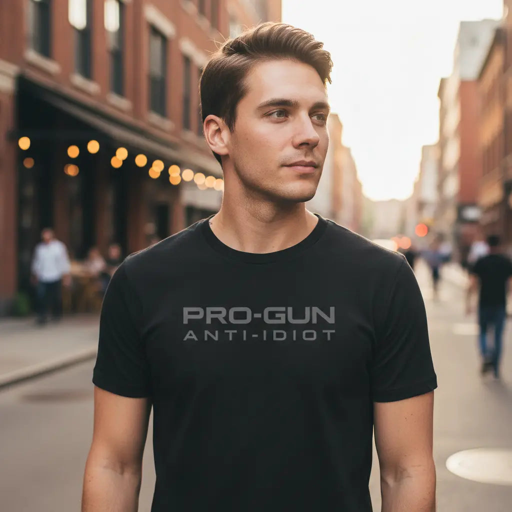"Wear Your Rights" Pro-Gun Anti-Idiot Graphic Tee - Tactical 2A Supporter Statement Streetwear