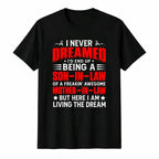 Funny Son In Law Graphic Tee for Mother In Law Family Humor Gifts