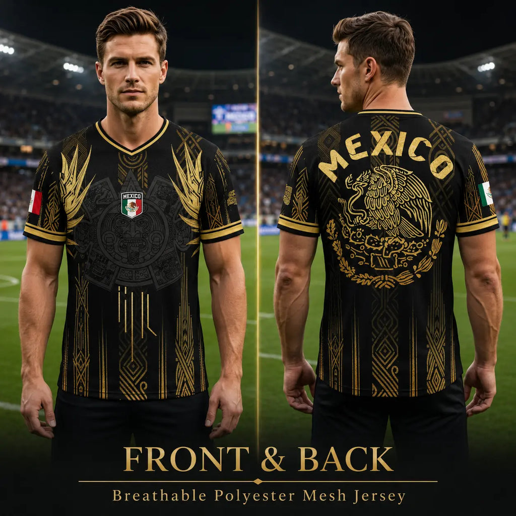 Aztec Heritage Mexico Soccer Jersey for Fans, Game Day & World Cup