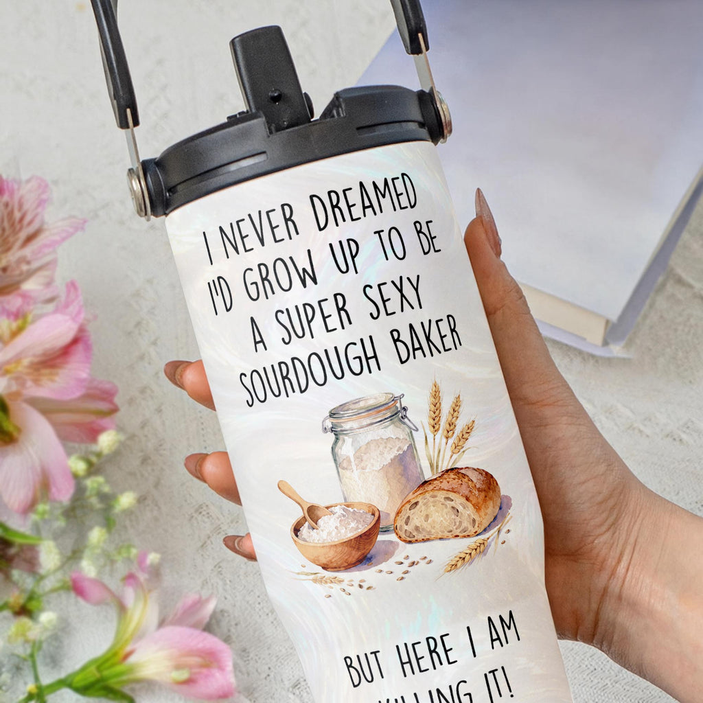 Super Sexy Sourdough Baker, Personalized 30oz Tumbler, Gift For Bakers - 3