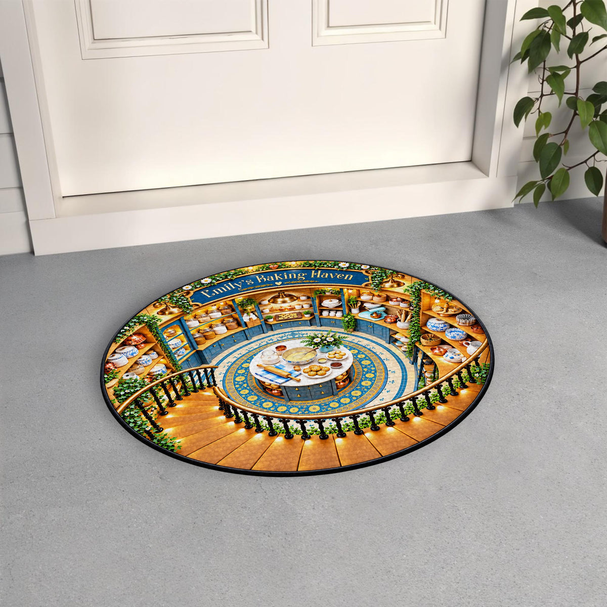 Baking Haven, Personalized Doormat, Gift For Mom and Baking Lovers - 2