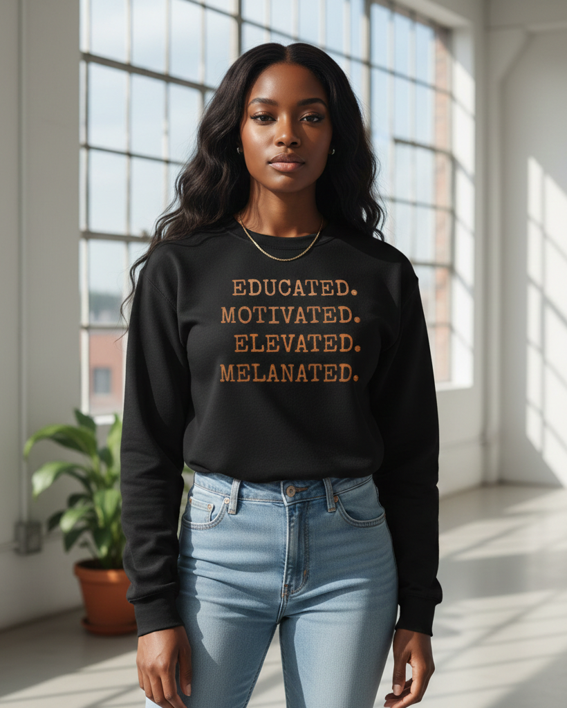 Black History Month Crewneck, Black Girl Magic Sweater, Melanin Pride Shirt