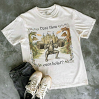 "Dost Thou Even Hoist?" Funny Medieval Knight Retro Gym Shirt