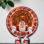 Santa Claus Coming To Town, Personalized Doormat, Christmas Home Gift - 7