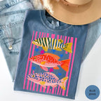Tropical Pop: The Preppy Fish "Island Reef" Comfort Colors Tee