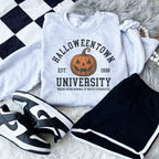 Halloween Town University Pumpkin Sweatshirt for Cozy Spooky Season Style