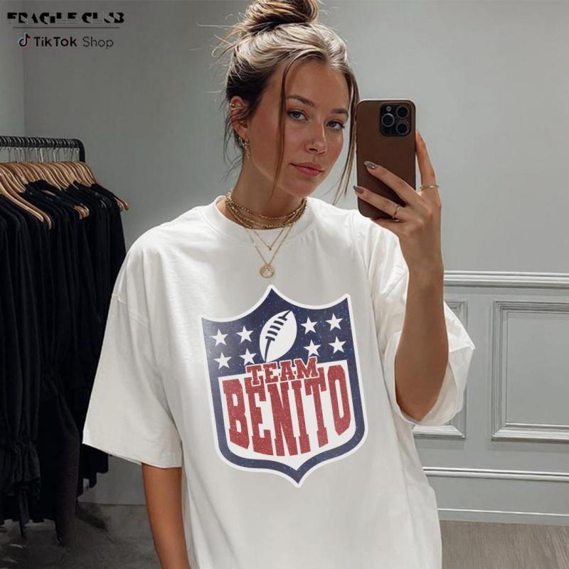 Retro Team Benito Football Logo Tshirt, Vintage Benito Team 2026 Gift For Fan