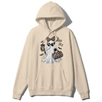 Boo Jee Ghost Graphic Tee with Coffee Theme for Cute Halloween Streetwear
