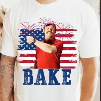 Funny Patriotic Matching Couple T-Shirts for Fourth of July Parties