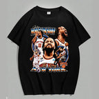 Vintage New York Hoops Graphic T-Shirt for Basketball Fans and Streetwear