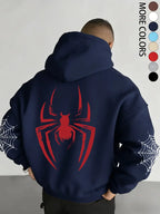 Vintage Spider Graphic Hoodie for Streetwear Fans and Casual Everyday Fashion Style