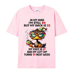 The Aging Reality Check: "In My Mind I'm Still 24" Funny Duck Graphic Tee
