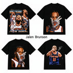 Vintage New York Hoops Graphic T-Shirt for Basketball Fans and Streetwear