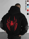 Vintage Spider Graphic Hoodie for Streetwear Fans and Casual Everyday Fashion Style