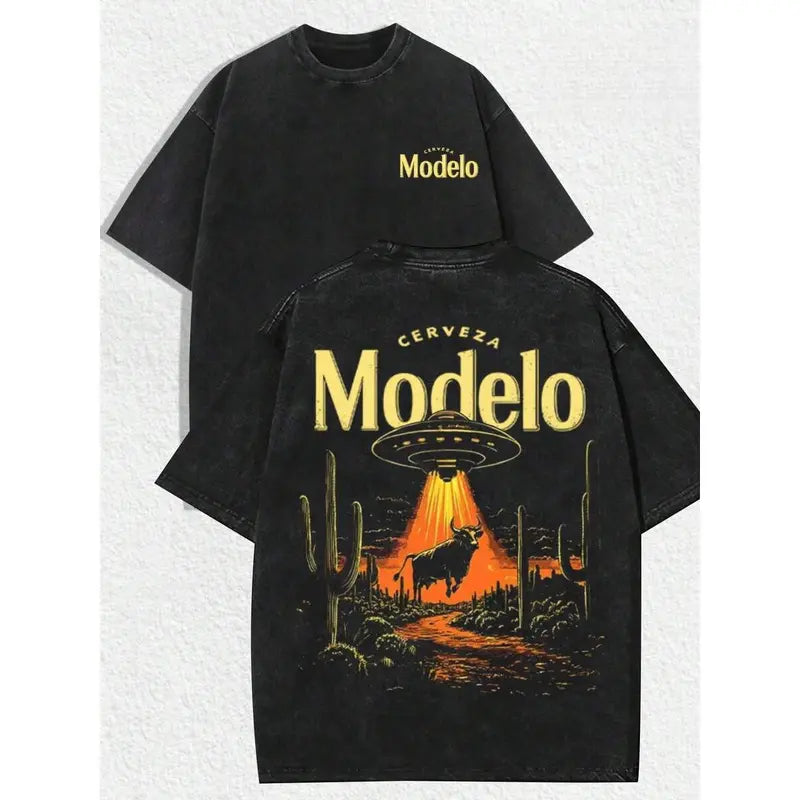 Out of This World: Modelo "Cosmic Abduction" Vintage Washed Tee