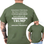 Unapologetic Satire: Funny Anti-Trump Political Statement Graphic Tee