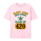 Alumni Pride: The "Mary Jane High School" Class of 420 Graphic Tee