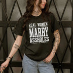 Funny Marriage Humor Graphic T-Shirt for Wives with Sarcastic Everyday Style