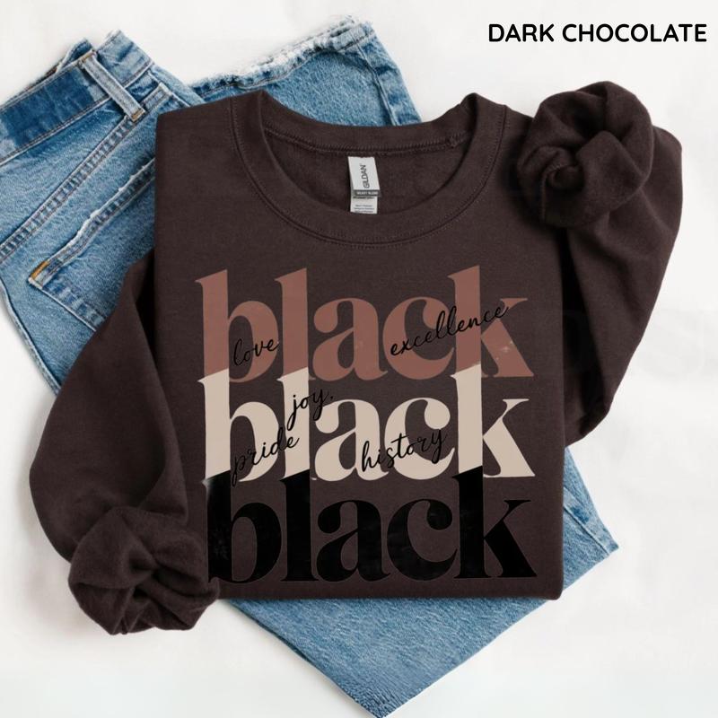 "Black Excellence" Heritage Sweatshirt - Black History Month Edition