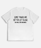 Premium Heavyweight Long Sleeve Sweatshirt with Witty Introverted Humor Print