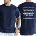 Unapologetic Satire: Funny Anti-Trump Political Statement Graphic Tee