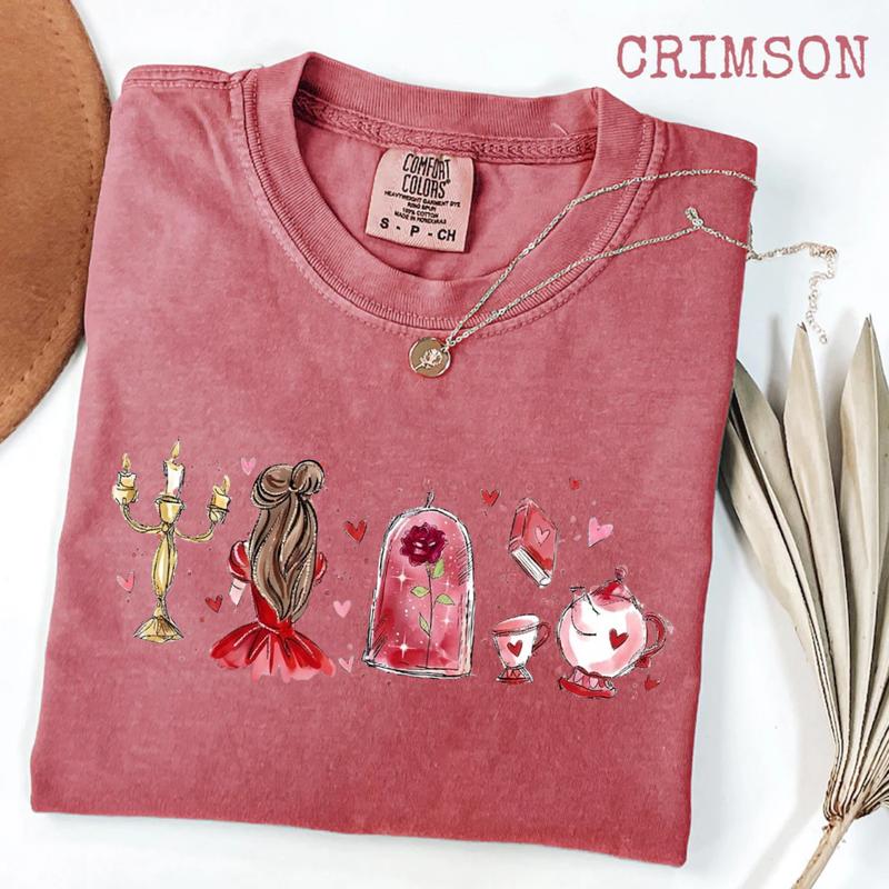 Fairy Tale Valentine Graphic Tee,  Girly Aesthetic Girls Trip Tee