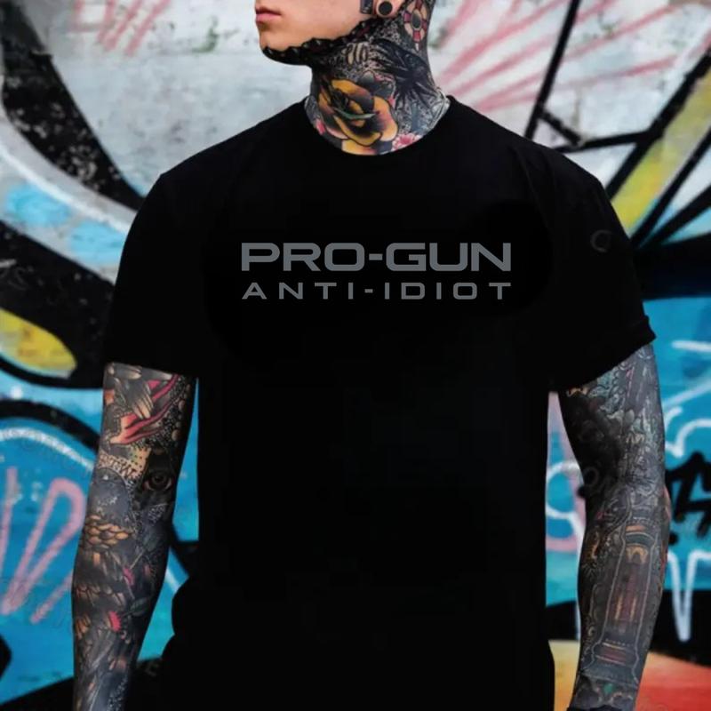 "Wear Your Rights" Pro-Gun Anti-Idiot Graphic Tee - Tactical 2A Supporter Statement Streetwear