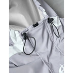 Futuristic Techwear Windbreaker Jacket for Outdoor Streetwear and Spring Layering