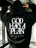 God Has A Plan Faith Hoodie for Inspirational Christian Streetwear Outfits