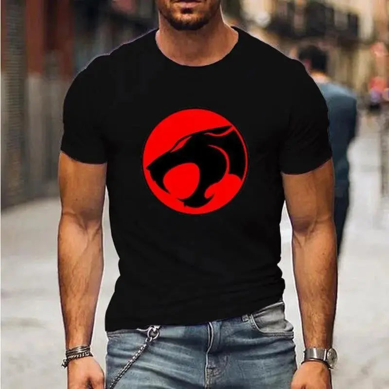 Retro Power: Classic 1980s ThunderCats Emblem Pop Culture Graphic Tee