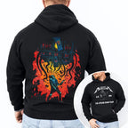 Retro Eddie Munson 2 sides Shirt, Eddie Upside Down Graphic Sweatshirt, Hoodie