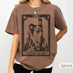 Vintage Witch Graphic T-Shirt with Feminist Statement for Alternative Halloween Style