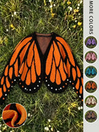 Monarch Butterfly Wings Knit Cardigan for Vacation and Festival Outfits