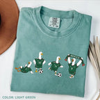 Funny Mexico Soccer Goose Graphic T-Shirt for Game Day Fans