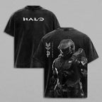 Vintage Gaming Graphic Tee with Double Print Design for Retro Streetwear Fans
