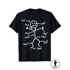 The Relatable "Ow!" Everything Hurts Chronic Pain Awareness Graphic Tee