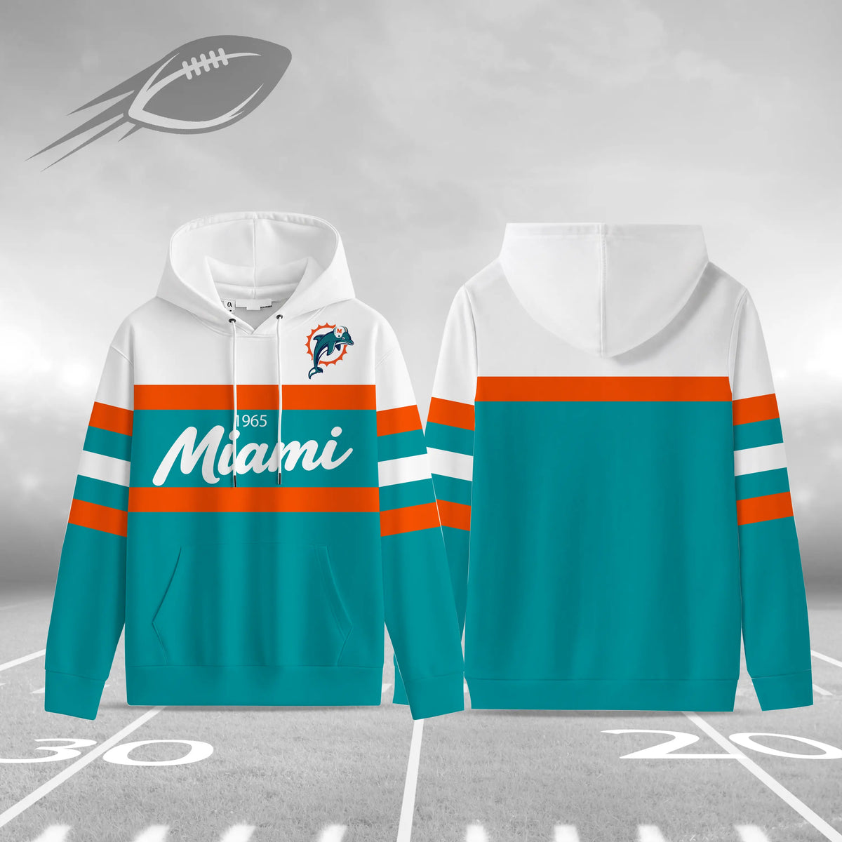 Retro Buffalo Football Hoodie for Game Day Fans and Streetwear Outfits