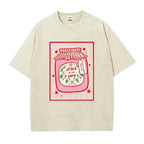Sweet Faith: The "Jesus Is My Jam" Strawberry Jar Washed Graphic Tee