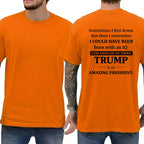 Unapologetic Satire: Funny Anti-Trump Political Statement Graphic Tee