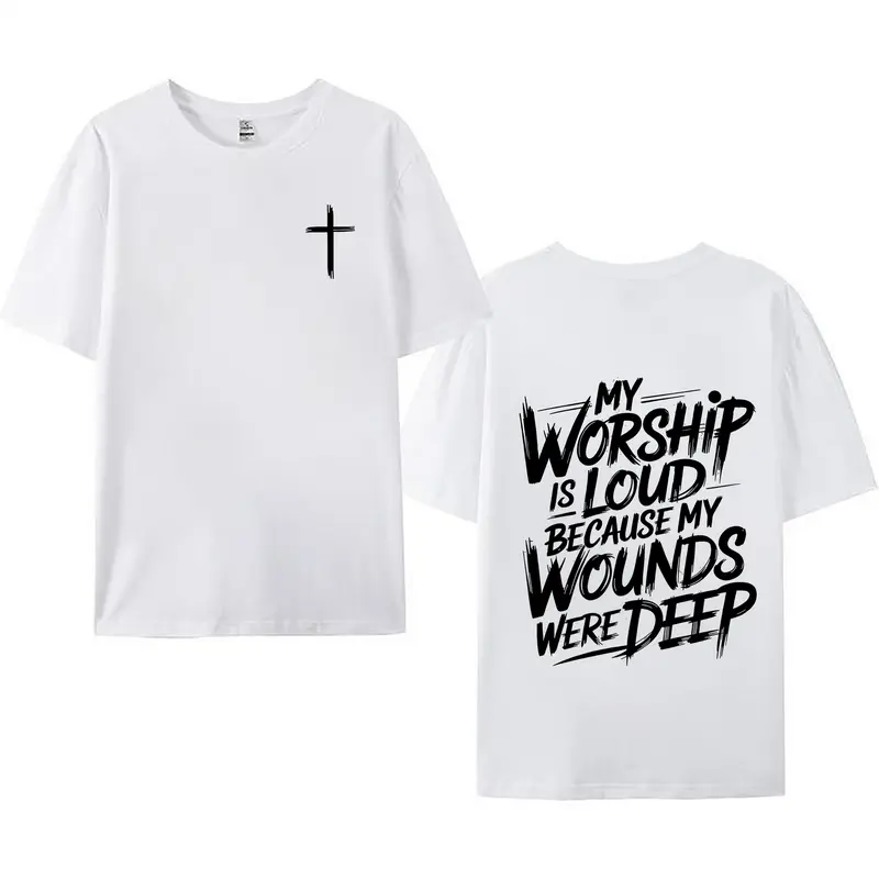 The "Loud Praise" Testimony: Deep Wounds Vintage Christian Graphic Shirt