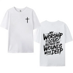 The "Loud Praise" Testimony: Deep Wounds Vintage Christian Graphic Shirt