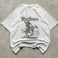 Vintage Americana: The Iconic Marlboro Cowboy Heritage Graphic Tee